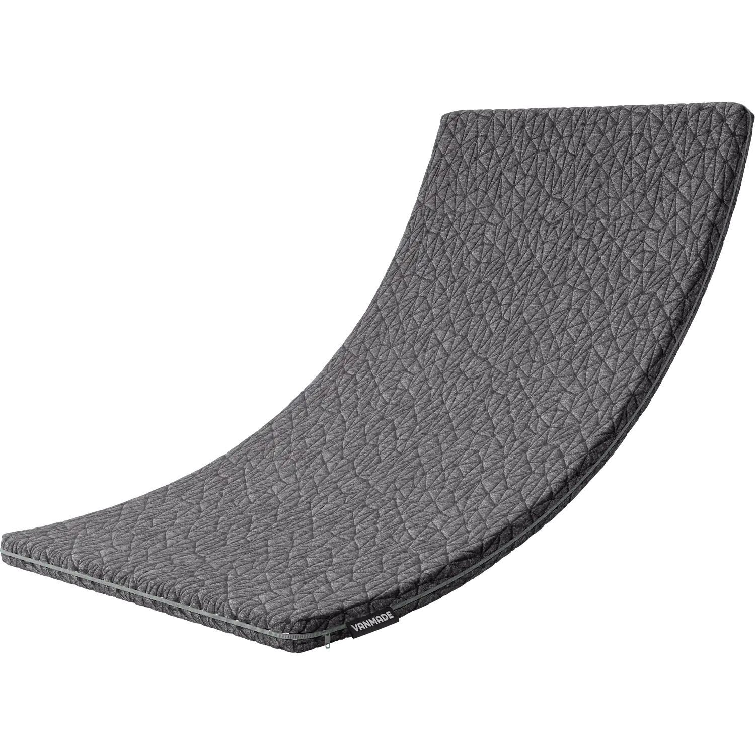 Matratzen Topper auf Mass, grauer Bezug