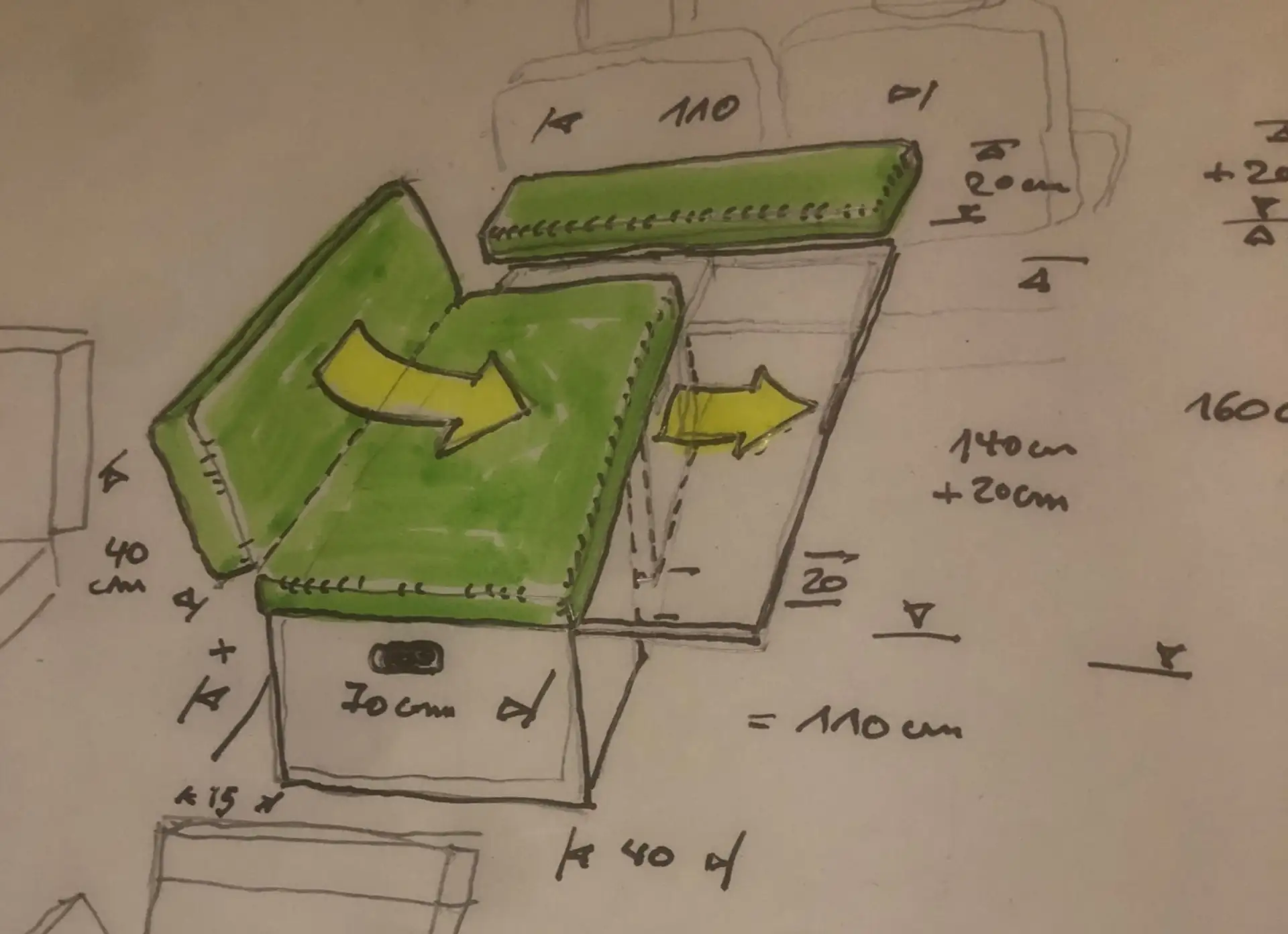 Sitz- und Schlafpolster